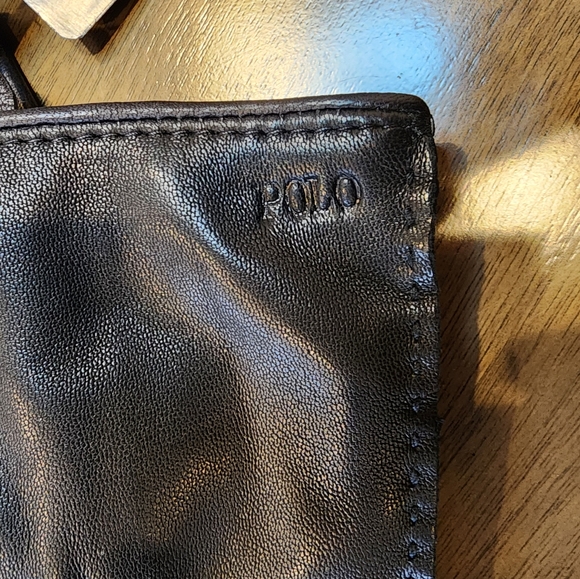 Polo Ralph Lauren Leather Gloves Size XL NWT - Picture 3 of 4